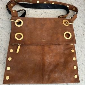 Hammitt Large Montana Reversible Crossbody, Arches Buffed & Brushed Gold